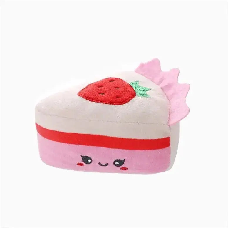 Hugsmart Pet Kitten Party Strawberry Cake Cat Toys - Talis Us