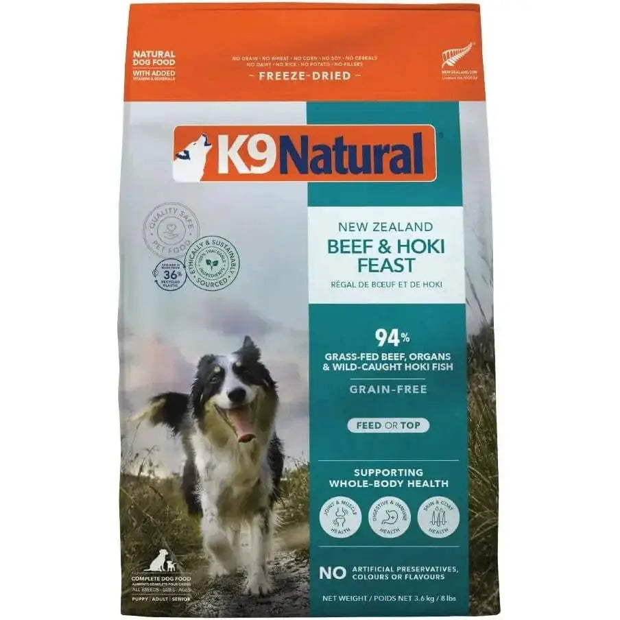 K9 Natural Hoki & Beef Grain - Free Freeze - Dried Dog Food - Talis Us