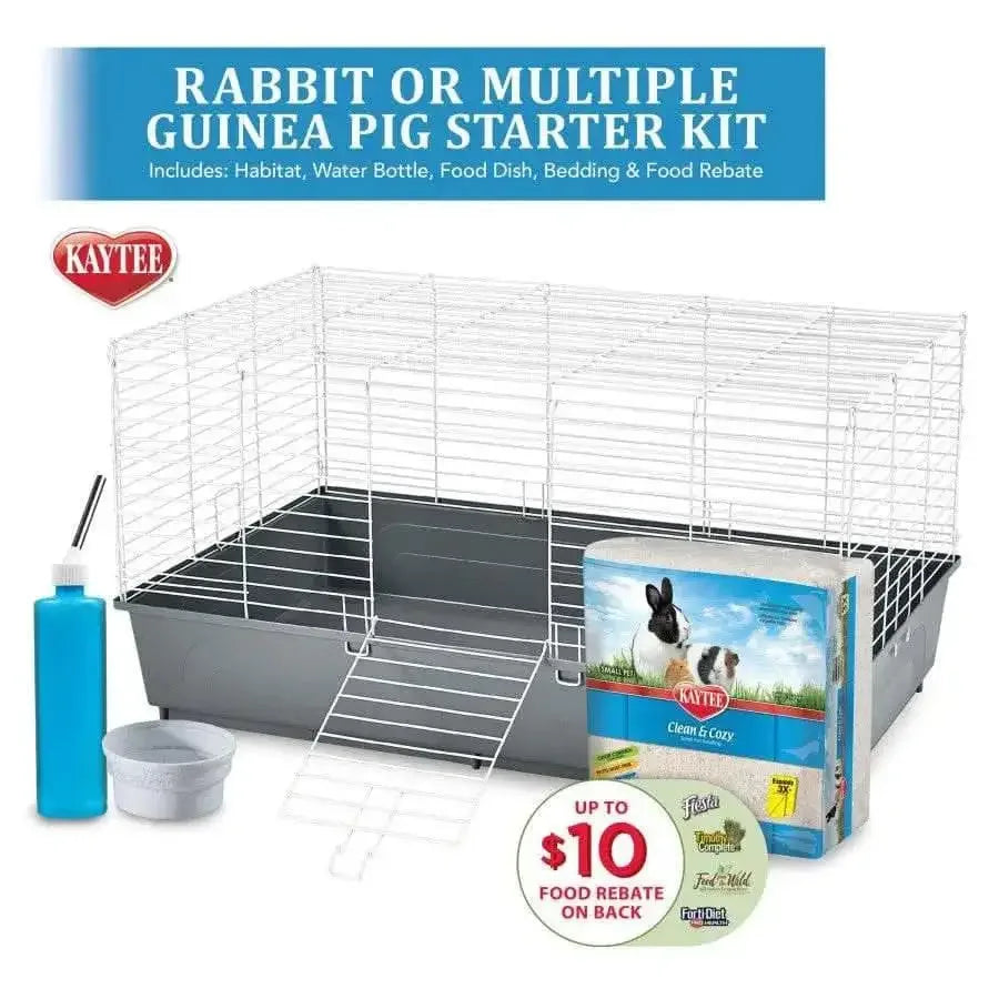 Kaytee My First Home Rabbit Cage or Multiple Guinea Pig Starter Kit Kaytee