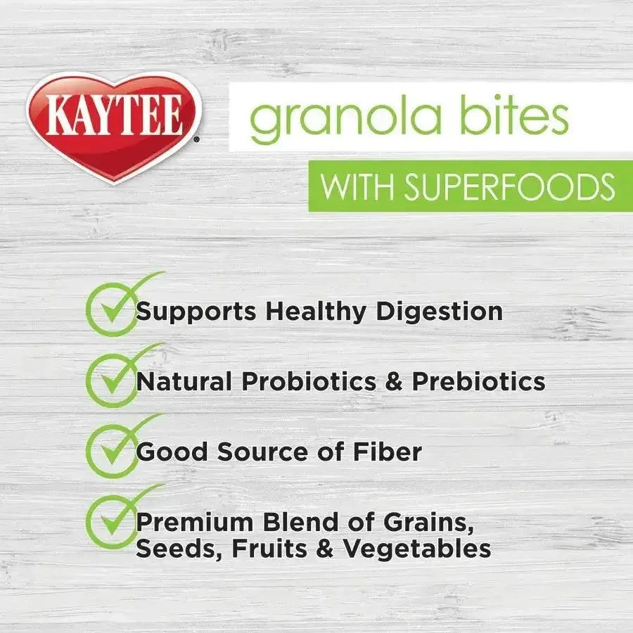 Kaytee Granola BItes Berry and Flax Bird Treats - Talis Us