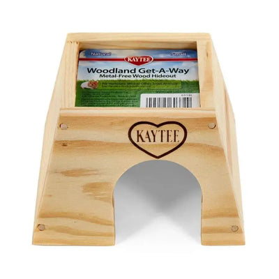 Kaytee® Woodland Get-A-Way Home for Small Animal Wooden Color Kaytee®