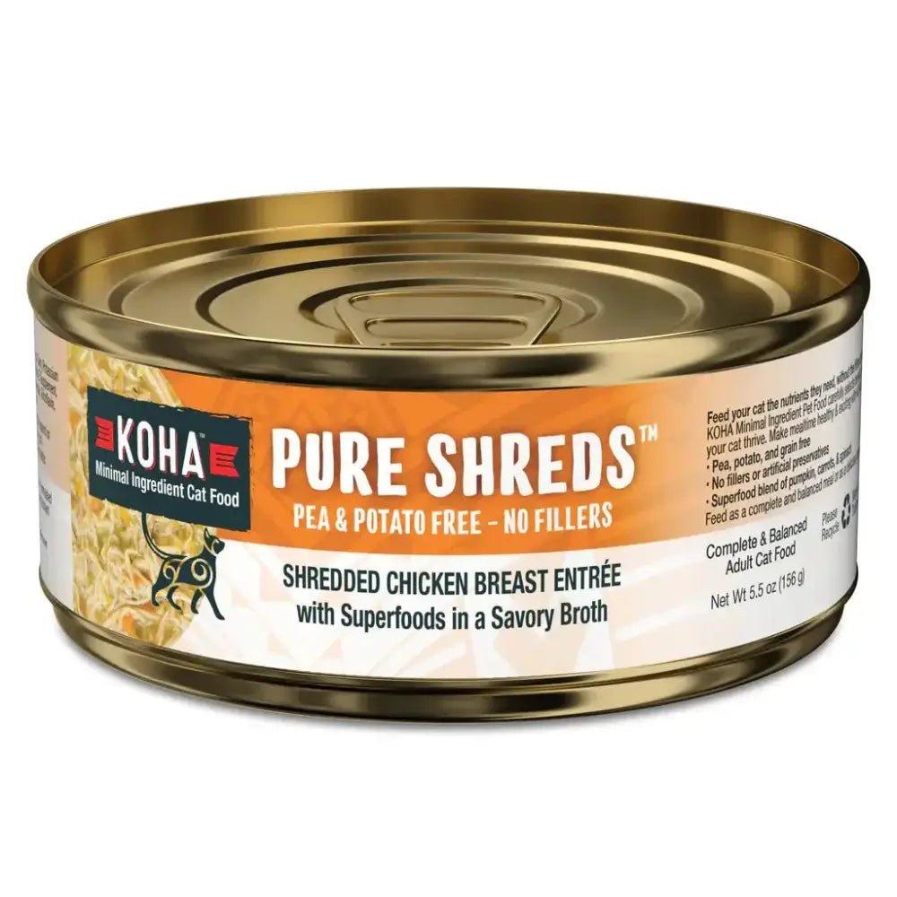 KOHA Pure Shreds Shredded Chicken Breast Entrée for Cats - Talis Us