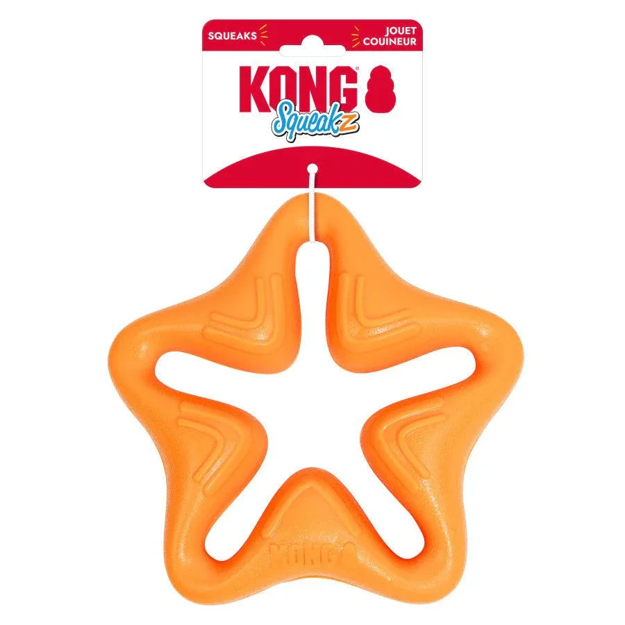 KONG Squeakz Star Dog Toy - Fun Squeaky Plaything for Dogs - Talis Us