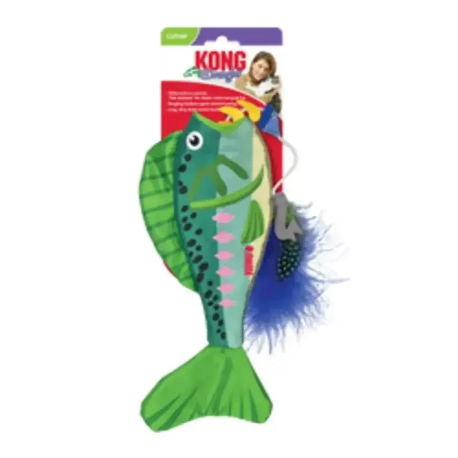 KONG Wrangler Angler Fish Cat Toy - Talis Us