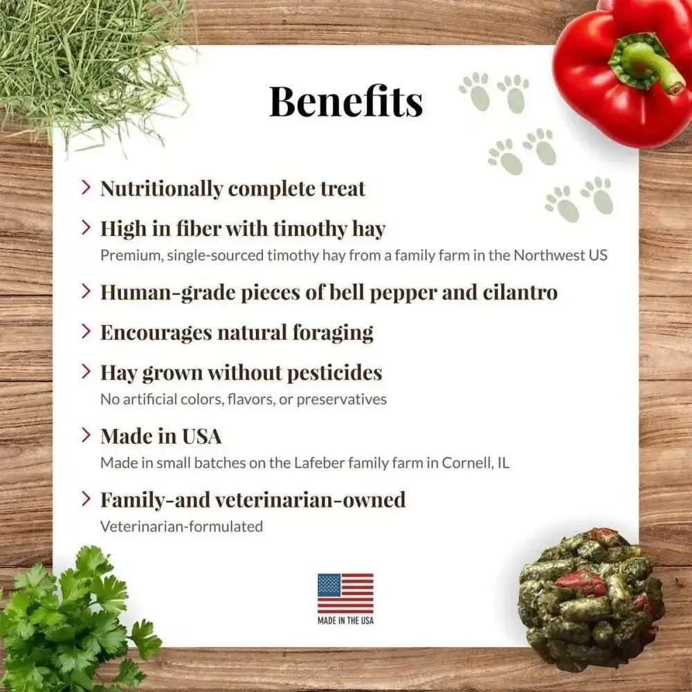 Lafeber Company Hey! Berries Rabbit Food Bell Pepper & Cilantro - Talis Us