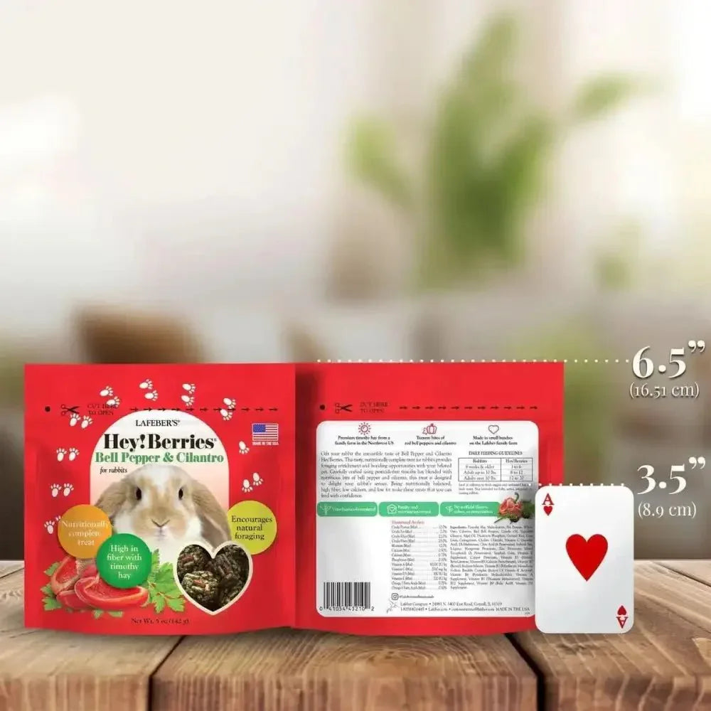 Lafeber Company Hey! Berries Rabbit Food Bell Pepper & Cilantro - Talis Us