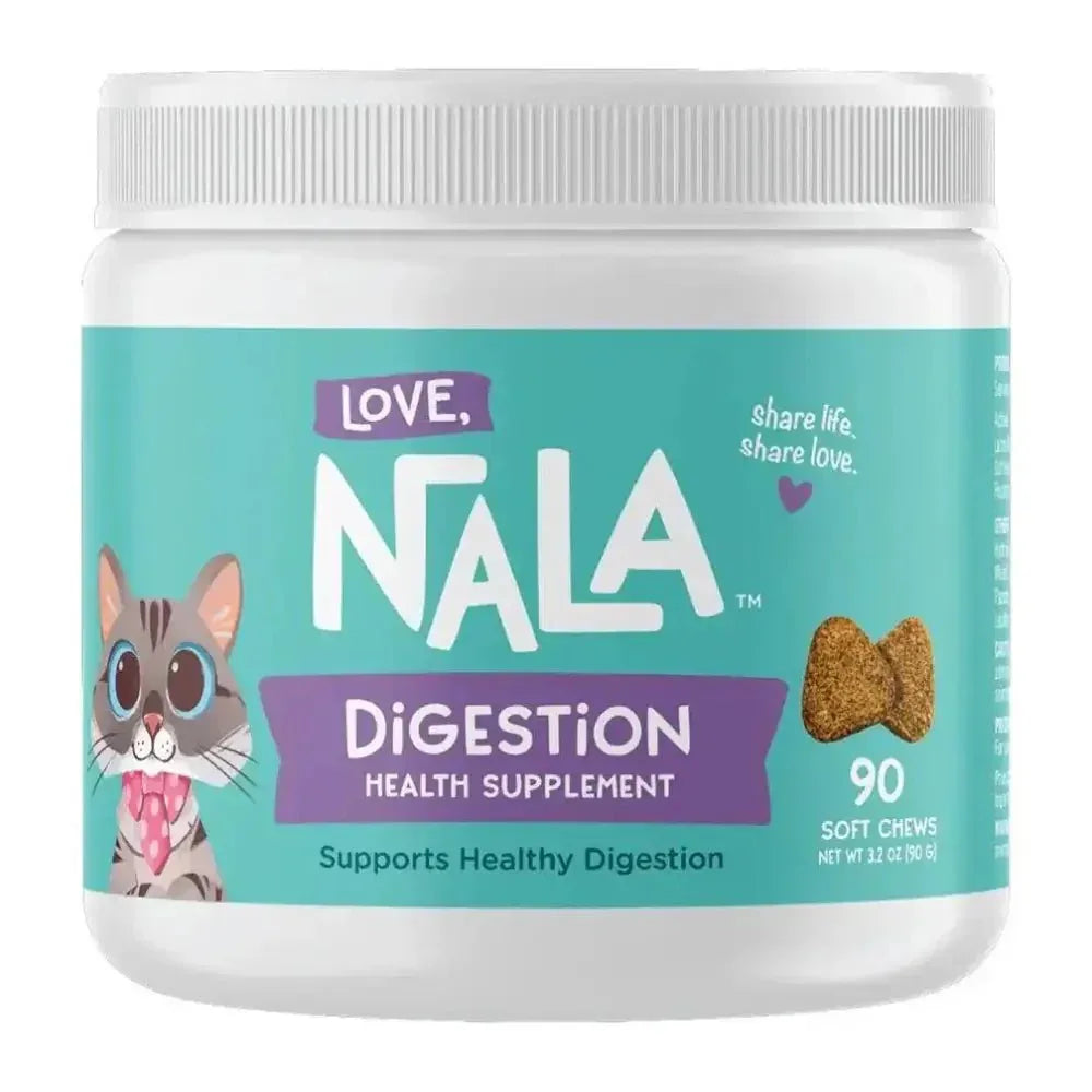 Love, Nala Digestion Health Supplement Cat Soft Chews 90 Count - Talis Us