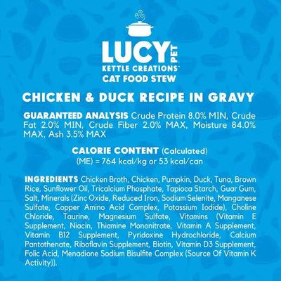 Lucy Pet Products Kettle Creations Adult Wet Cat Food 12ea/2.75 oz Lucy Pet Products