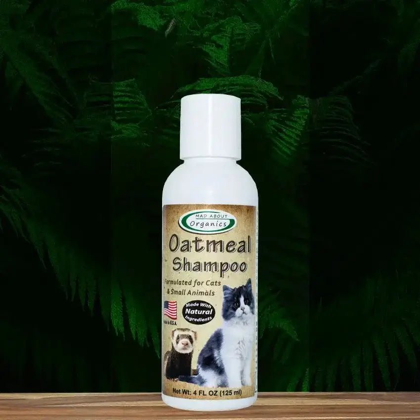 Mad About Organics Cat Oatmeal Shampoo - Gentle Care for Happy Skin 4oz - Talis Us