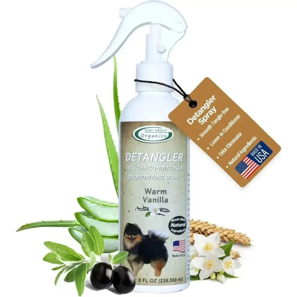 Mad About Organics Detangler Spray - Knot - Free Coats Made Easy 8oz - Talis Us