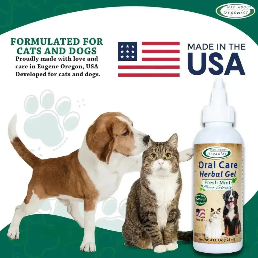 Mad About Organics Herbal Gel for Pet Oral Care - Talis Us