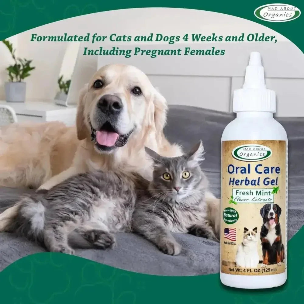 Mad About Organics Herbal Gel for Pet Oral Care - Talis Us