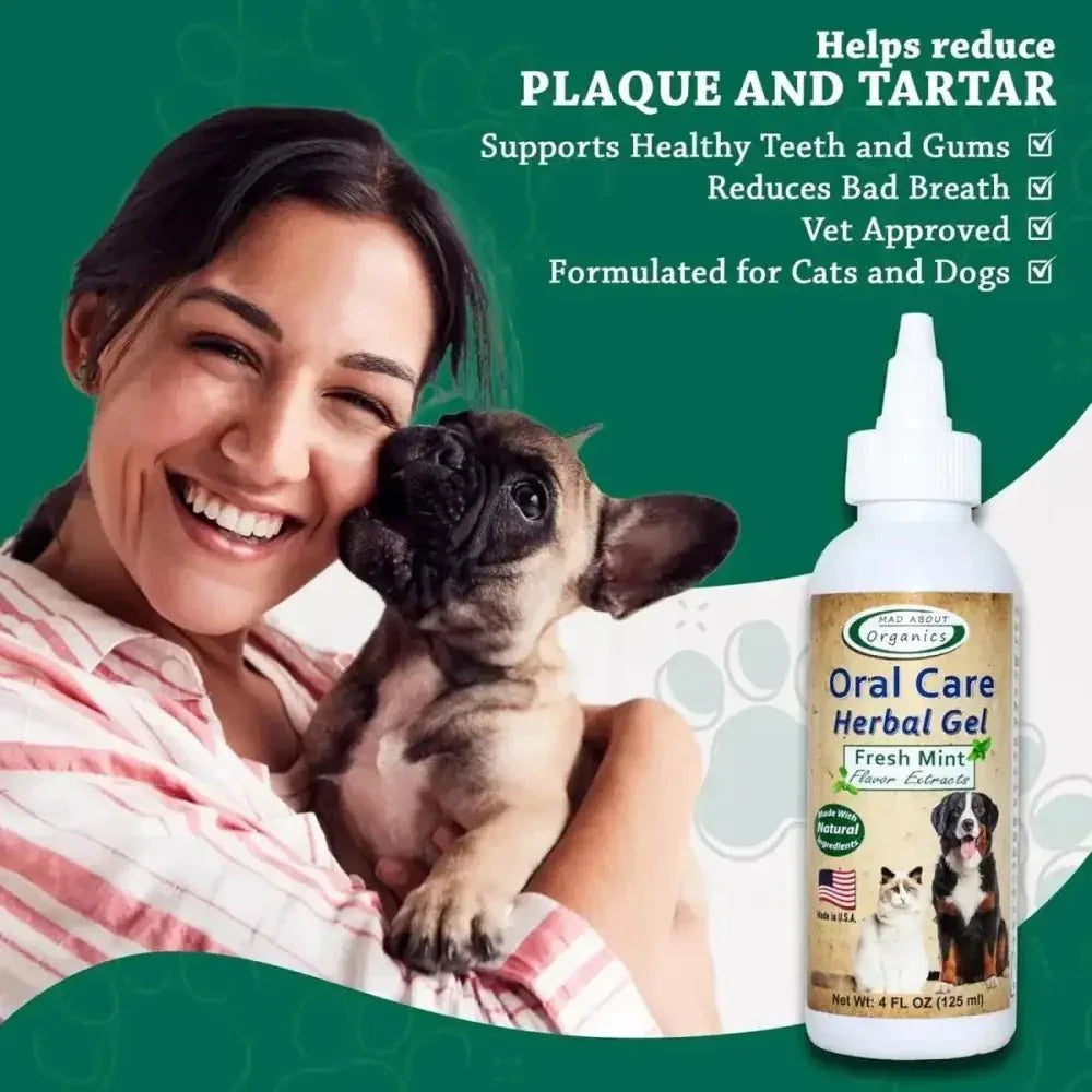 Mad About Organics Herbal Gel for Pet Oral Care - Talis Us