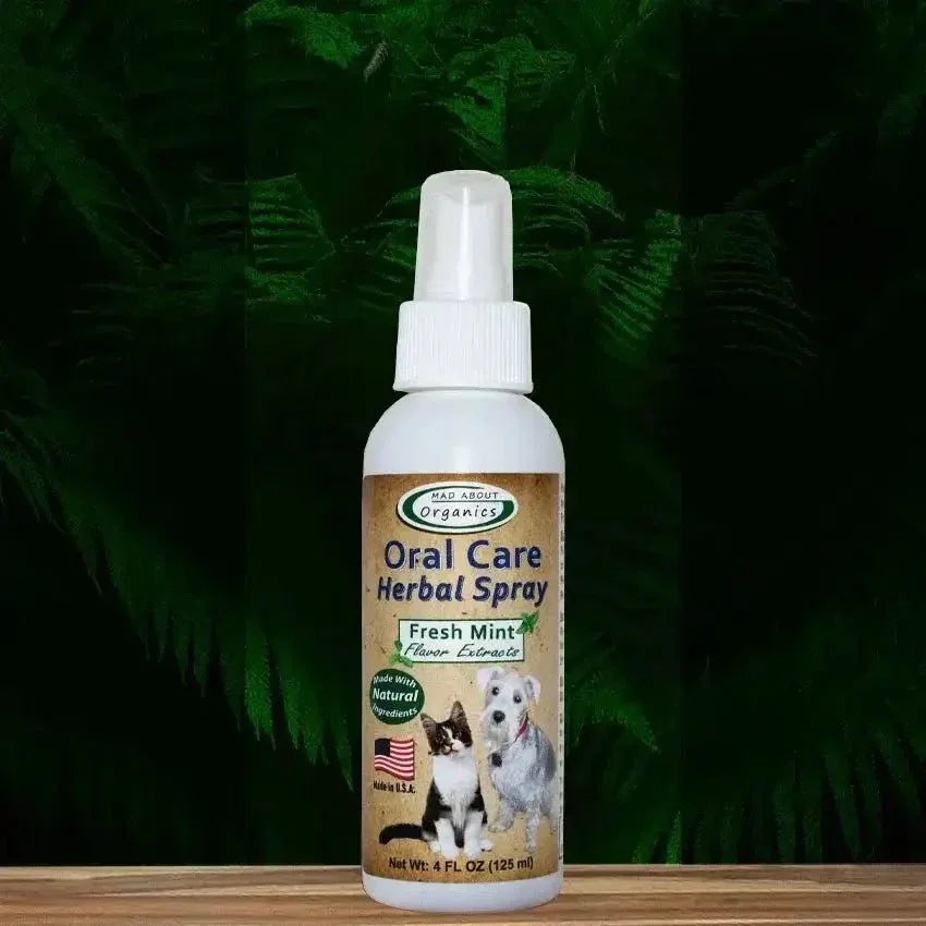 Mad About Organics Oral Care Spray - Fresh Mint Formula - Talis Us