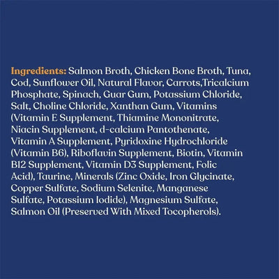 Made by Nacho Sustainably Caught Diced Tuna & Cod Recipe With Bone Broth Grain - Free Wet Cat Food 10 / 2.5 oz - Talis Us