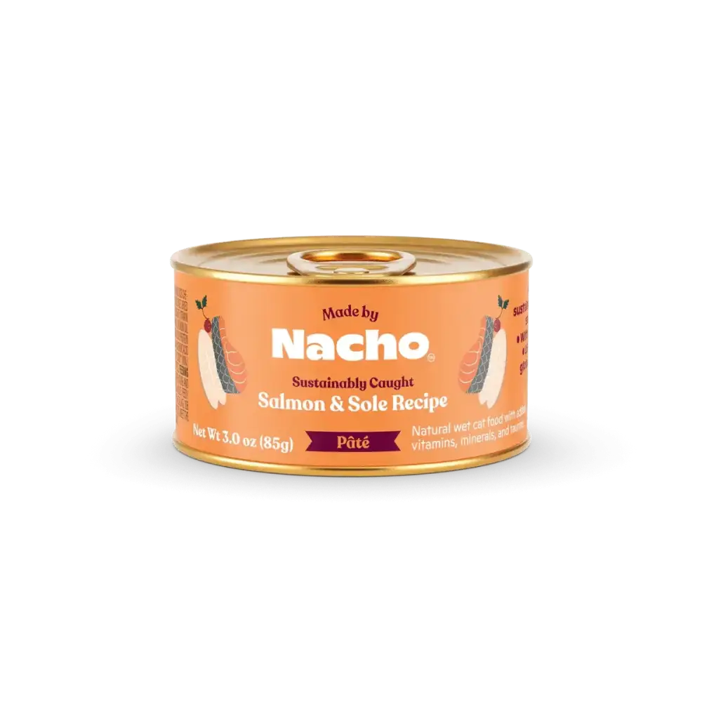 Made by Nacho Sustainably Caught Salmon & Sole Recipe Grain - Free Pate Wet Cat Food - Talis Us