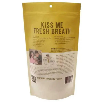 Mika & Sammy’s Kiss Me Fresh Breath Dehydrated Dog Treats 5oz - Talis Us