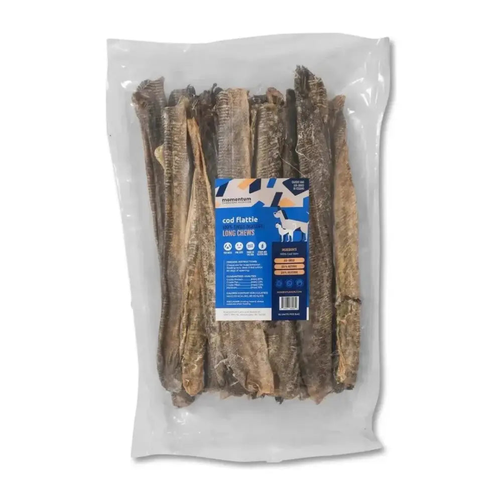 Momentum Carnivore Nutrition Cod Flattie Dog Chews - Talis Us