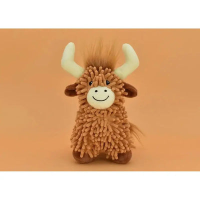 Multipet Floppy Highland Cow Dog Toy 10" - Talis Us