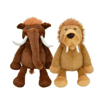 Multipet Mammoth / Sabertooth Tiger Assorted Dog Toy 14" - Talis Us
