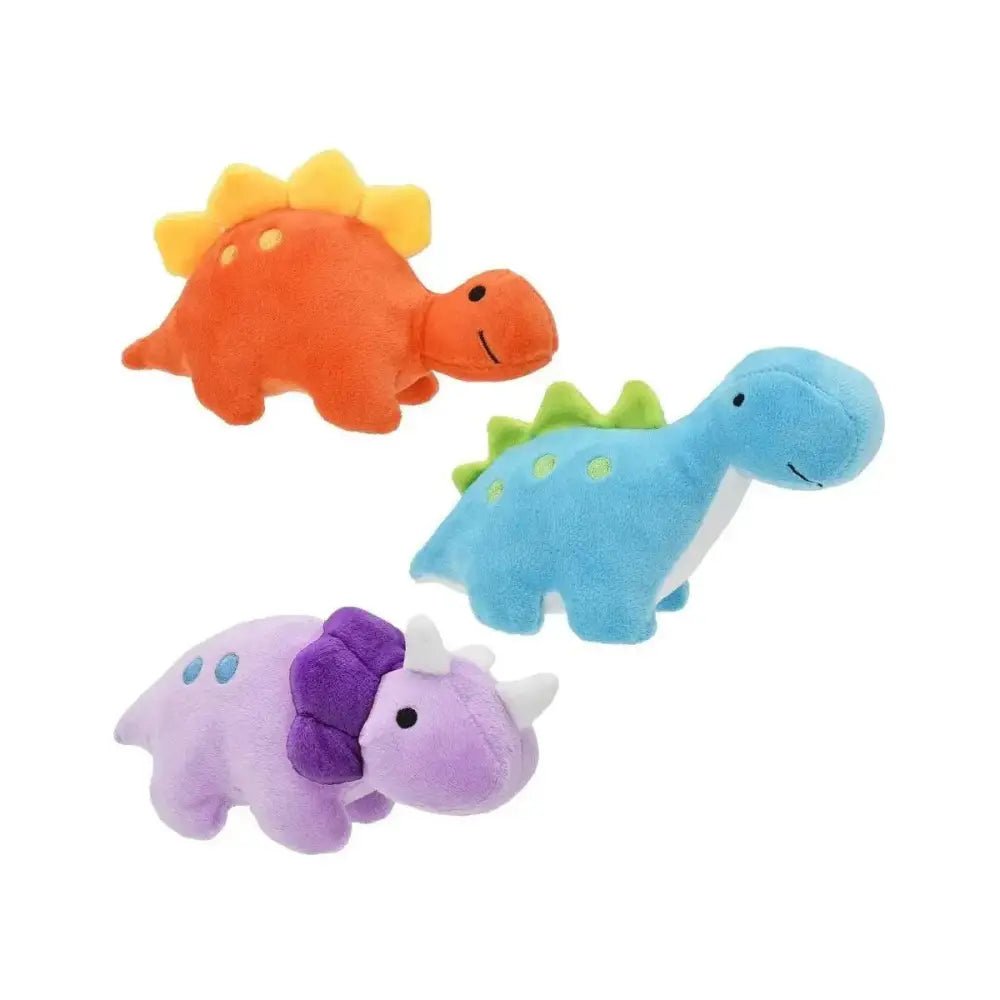 Multipet Mini Dinosaur Dog Toy Assortment - Talis Us