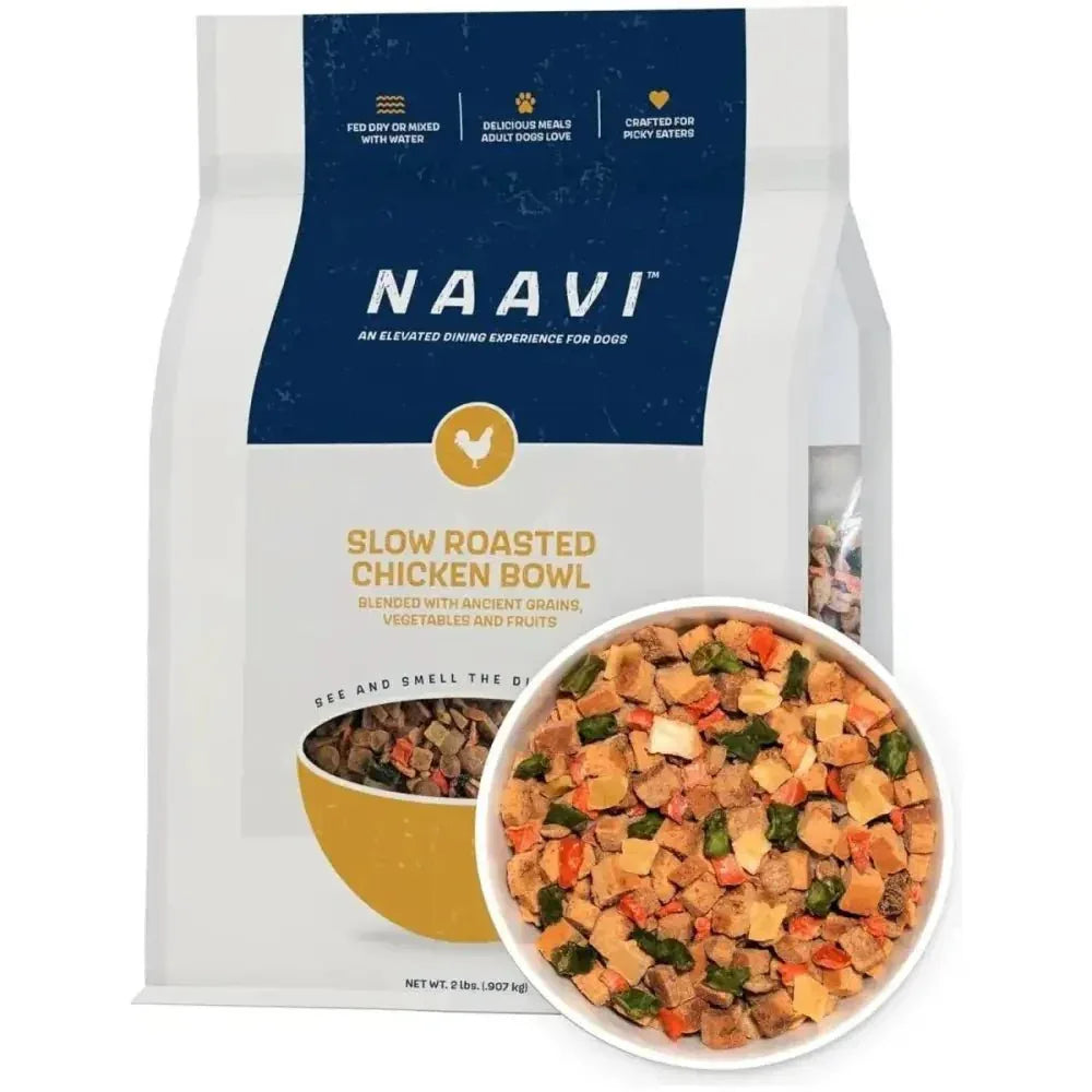 Naavi Slow Roasted Chicken Bowl Dry Dog Food - Talis Us