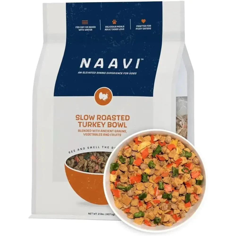 Naavi Slow Roasted Turkey Bowl Dry Dog Food - Talis Us