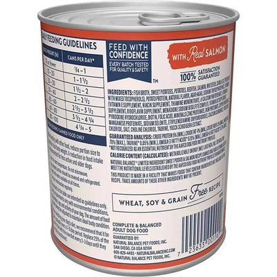 Natural Balance Pet Foods L.I.D. Fish & Sweet Potato Wet Dog Food 12ea/13 oz - Talis Us