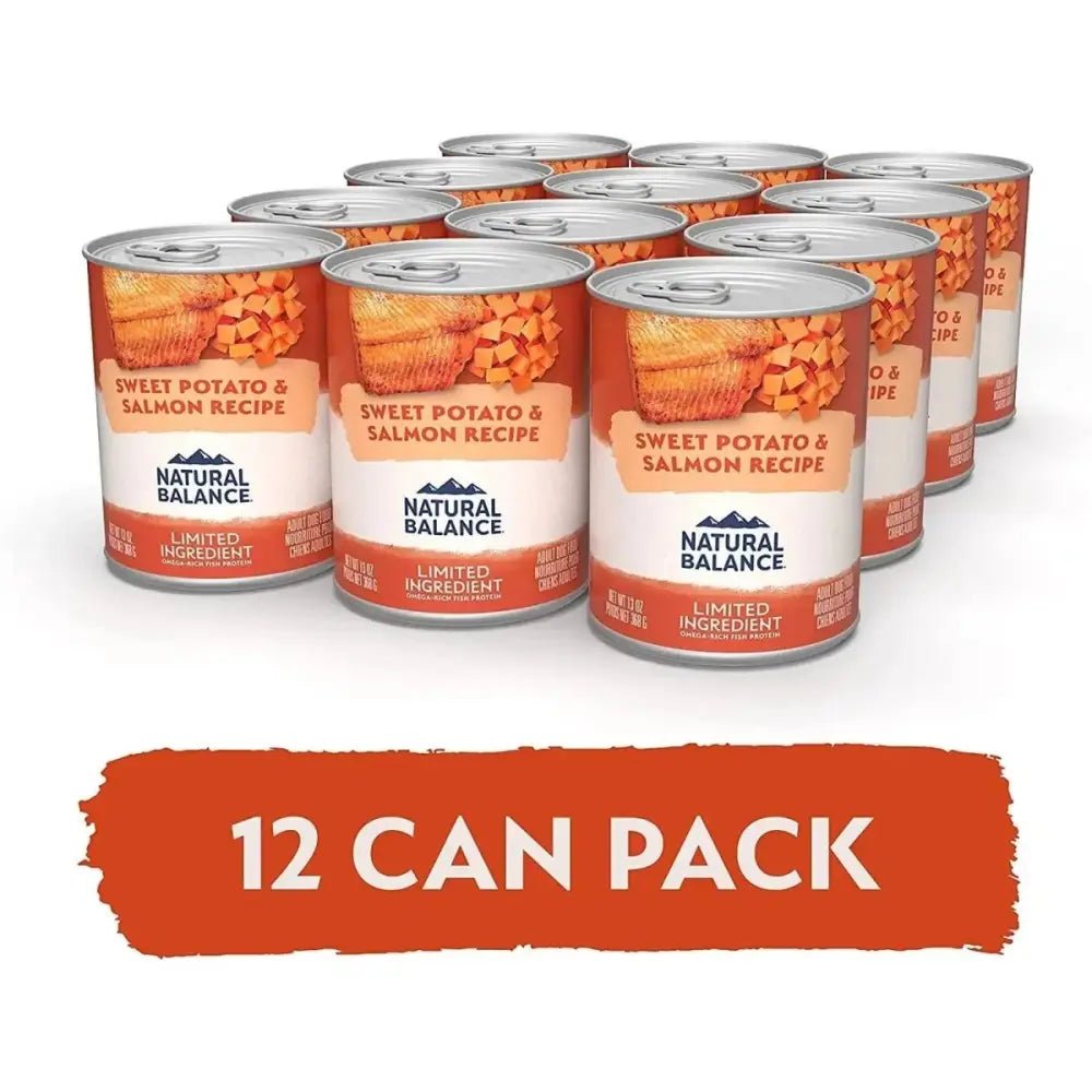 Natural Balance Pet Foods L.I.D. Fish & Sweet Potato Wet Dog Food 12ea/13 oz - Talis Us