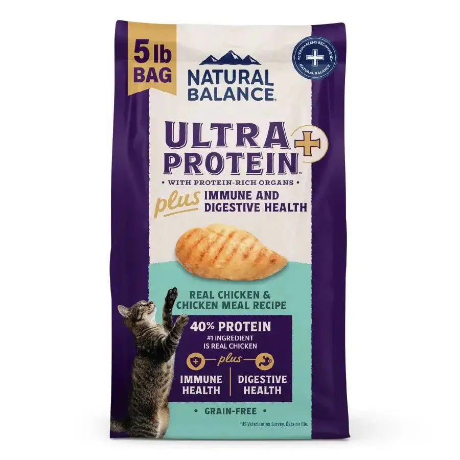 Natural Balance Ultra Protein Plus Immune & Digestive Health Chicken Meal Dry Cat Food - Talis Us