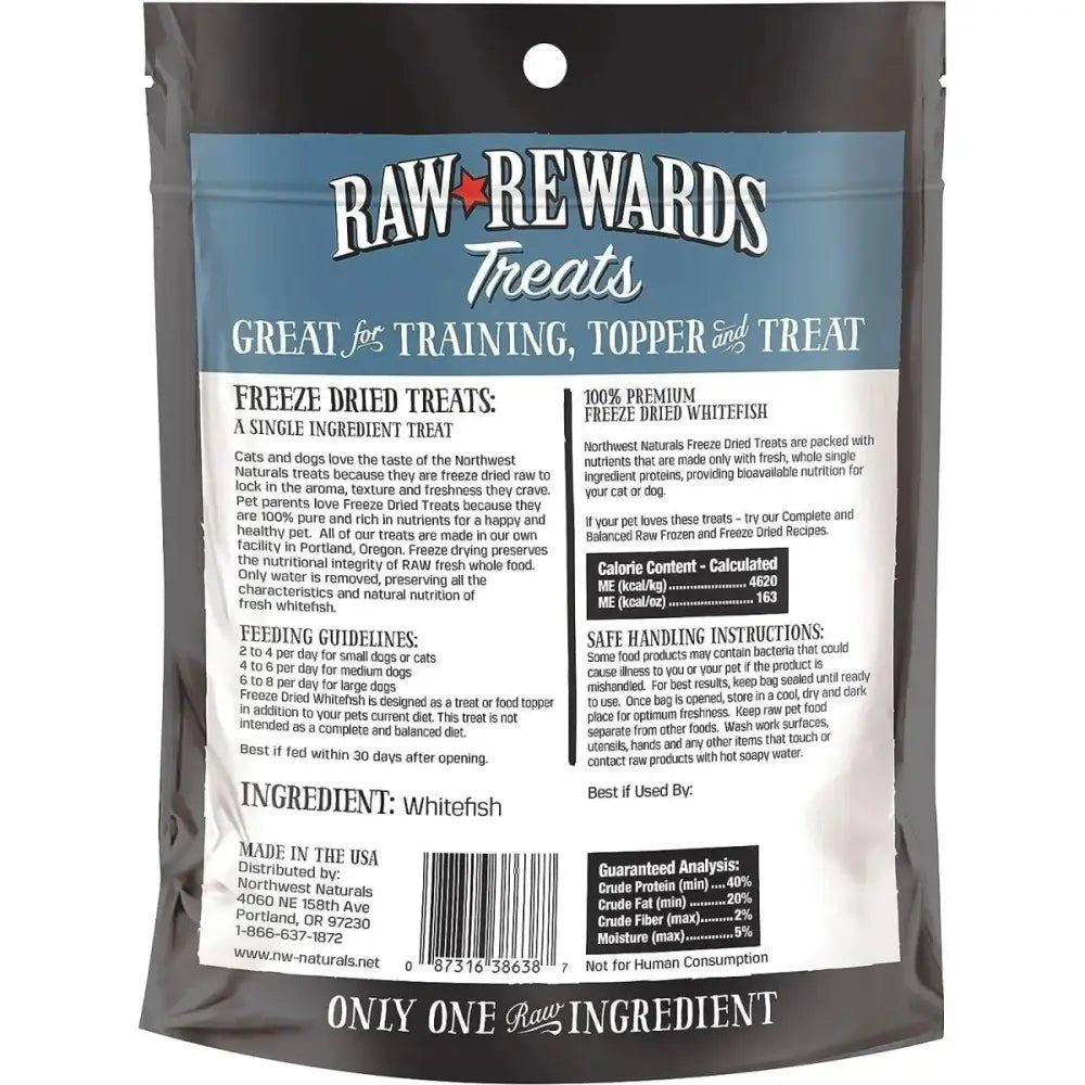 Northwest Naturals Whitefish Freeze - Dried Treats for Dogs and Cats - Talis Us