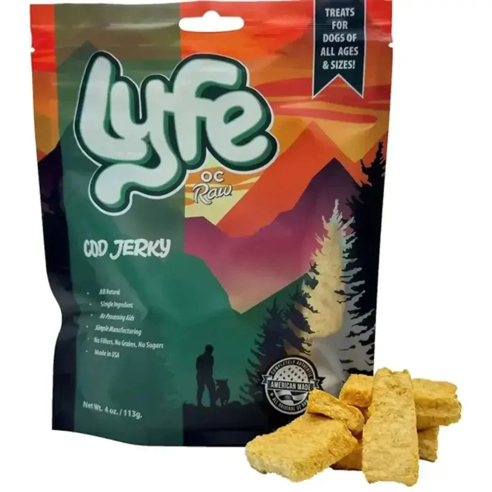 OC Lyfe Cod Jerky for Dogs 4oz - Talis Us