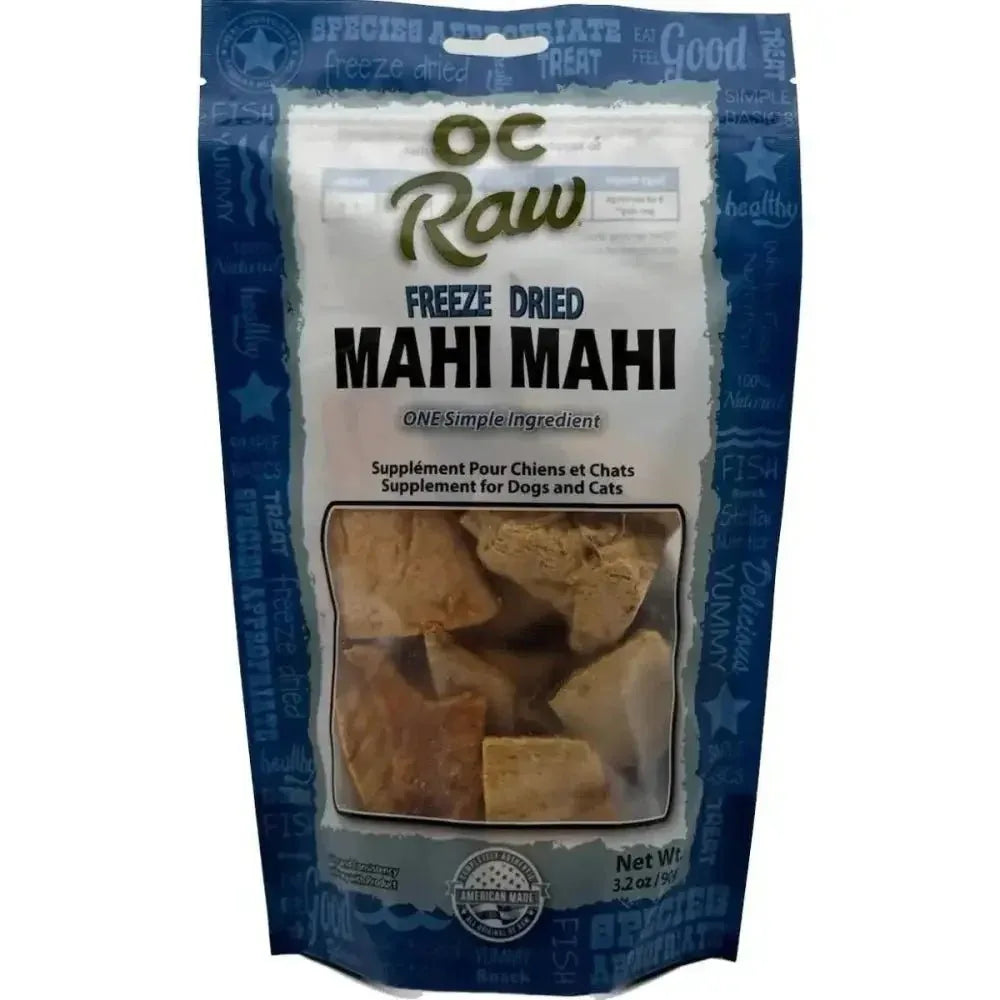 OC Raw Mahi Mahi Freeze Dried Dog Treats 3.2oz - Talis Us