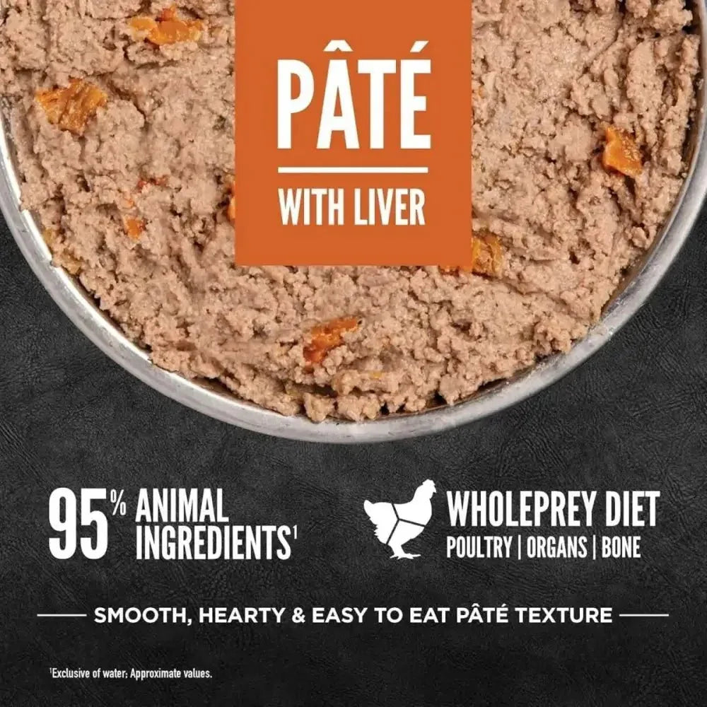 ORIJEN Adult High - Protein Poultry Pate with Liver Wet Dog Food 12ea/12.8 oz - Talis Us