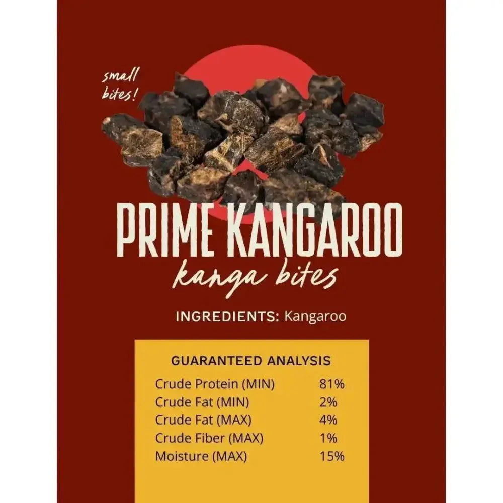 Outback Bones Single Ingredient Kangaroo Bites for Dogs 7.05 oz - Talis Us