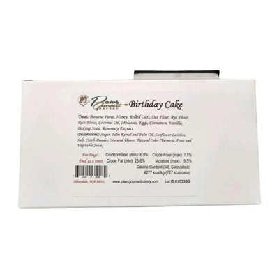 Paws Gourmet Bakery Birthday Cake Box Assorted Colors 1ct - Talis Us