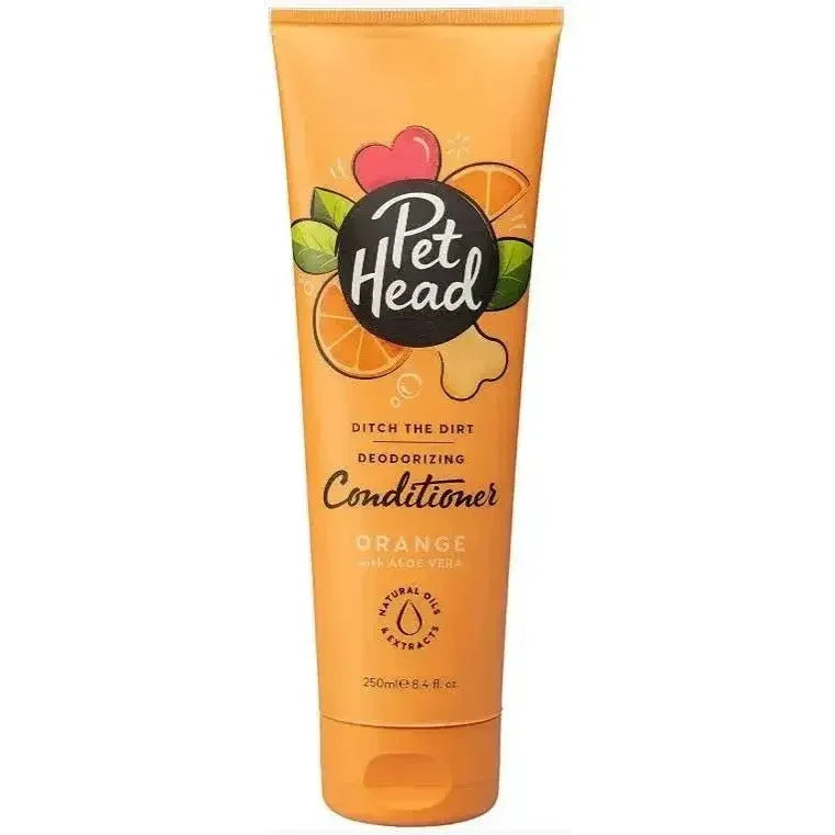 Pet Head Ditch the Dirt Deodorizing Conditioner for Dogs Orange with Aloe Vera - Talis Us