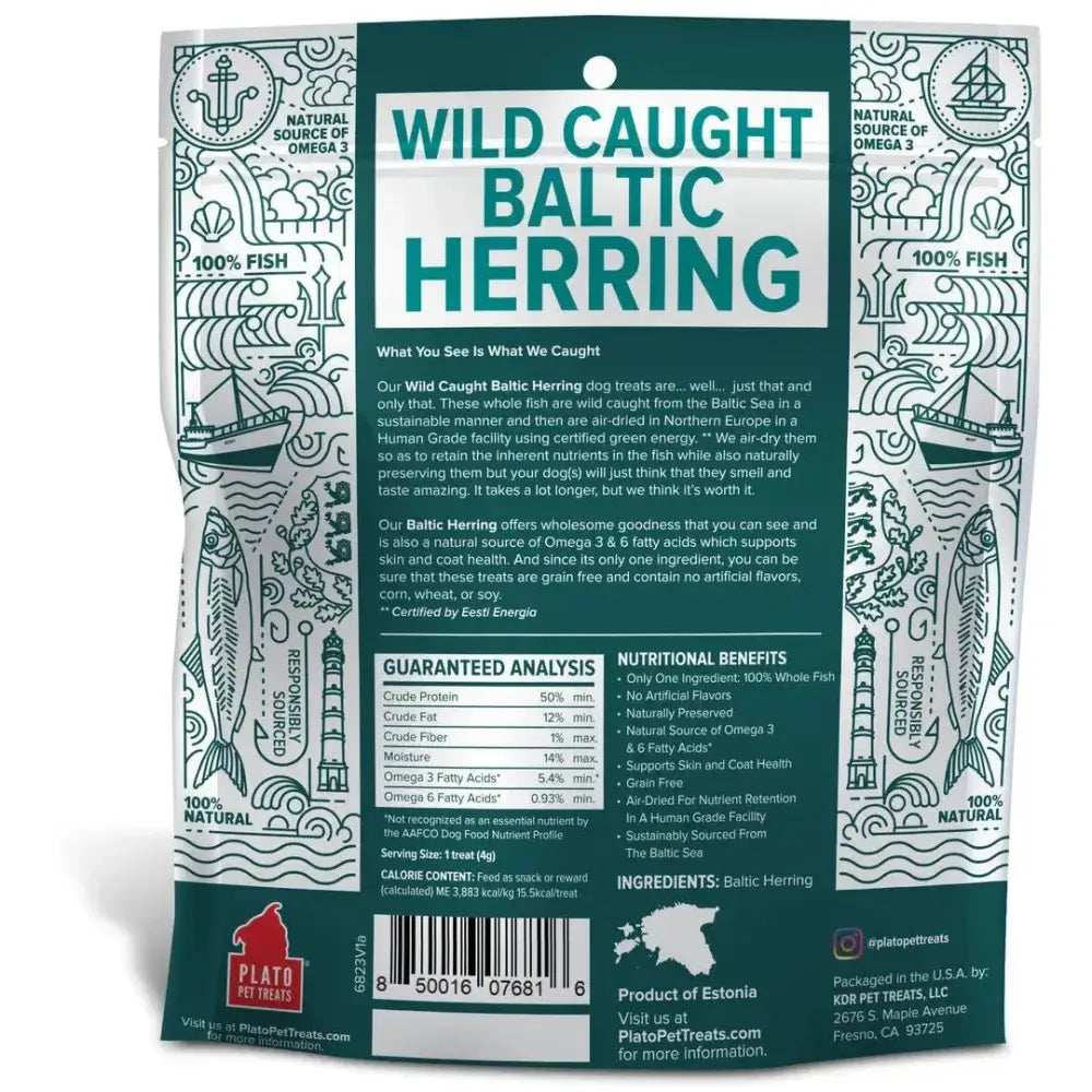 Plato Pet Treats Baltic Herring - Talis Us