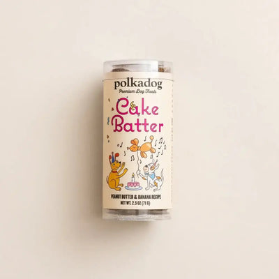 Pokadog Cake Batter Peanut Butter and Banana Dog Treats - Talis Us