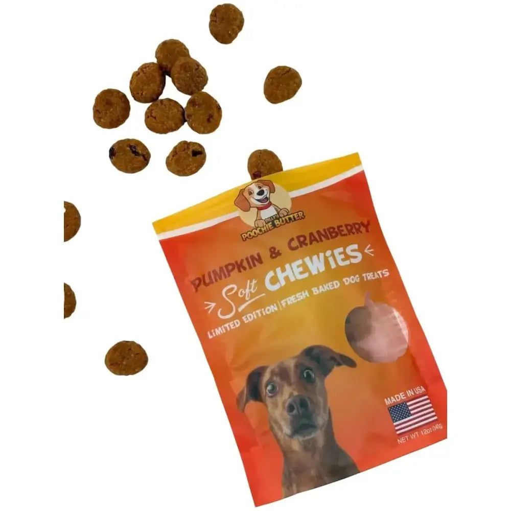 Poochie Butter Dilly's Pumpkin Soft & Chewy Dog Treats 12oz - Talis Us