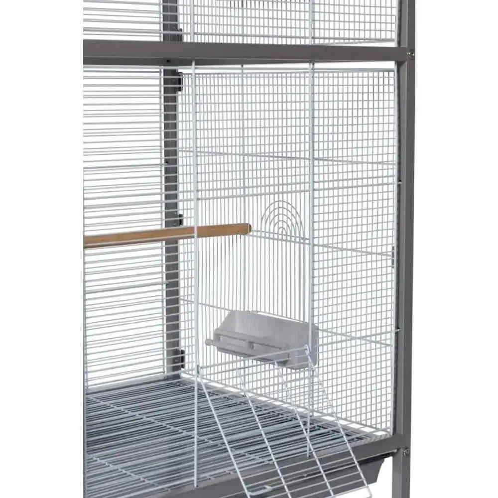Prevue Pet Products Charming Aviary Flight Bird Cage Pearl Grey Prevue Pet CPD