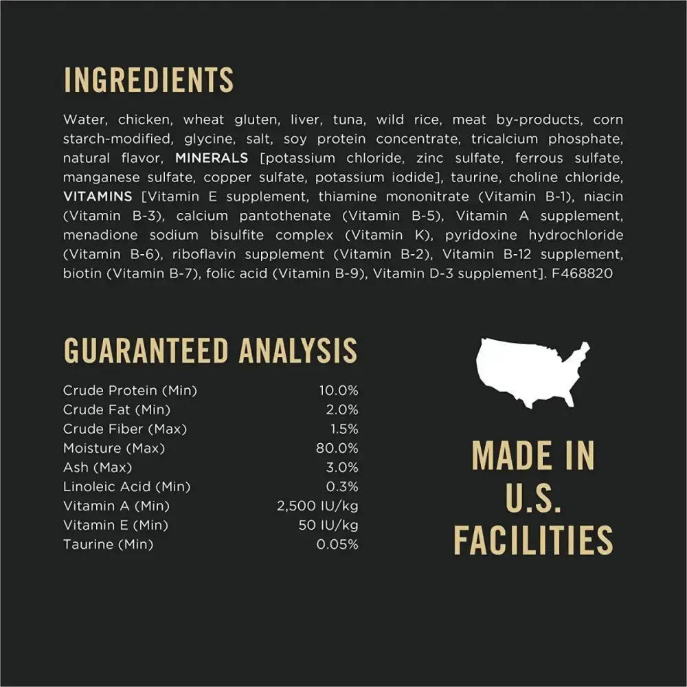 Pro Plan Savor Chicken, Tuna & Wild Rice in Sauce Cat Wet Food 24 / 3 oz - Talis Us