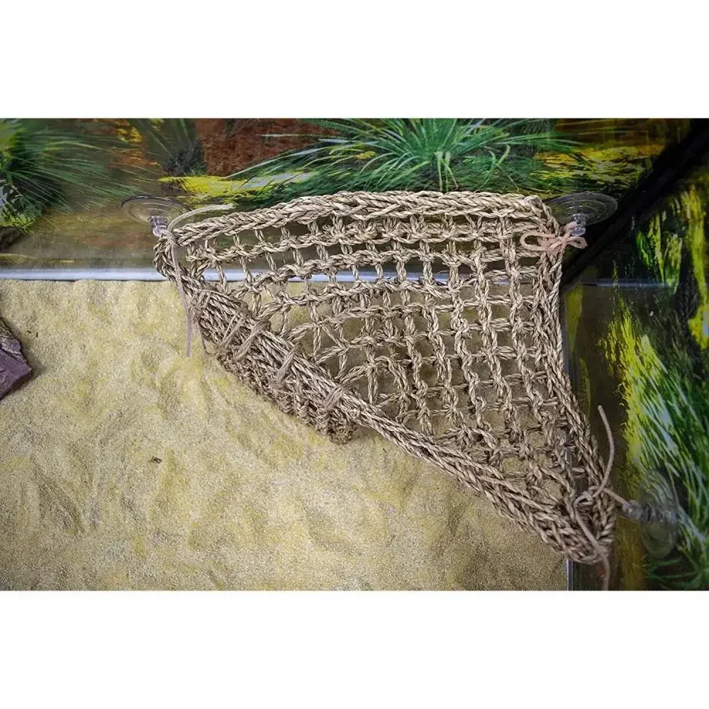 Reptology Lizard Lounger Large Corner Triangle for Bearded Dragons, Anoles, Geckos, and Other Reptiles - Talis Us
