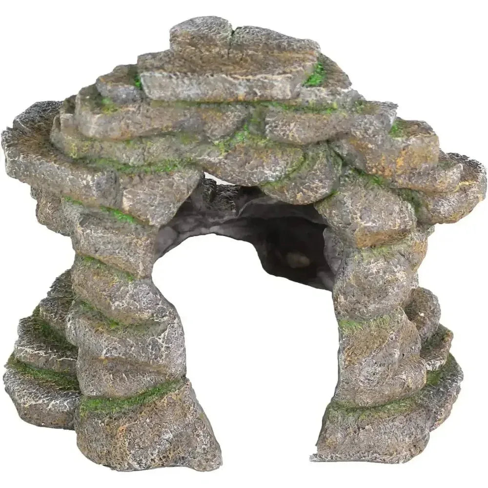 Reptology Shale Scape Step Ledge & Cave Hideout Decorative Resin for Aquariums & Terrariums - Talis Us