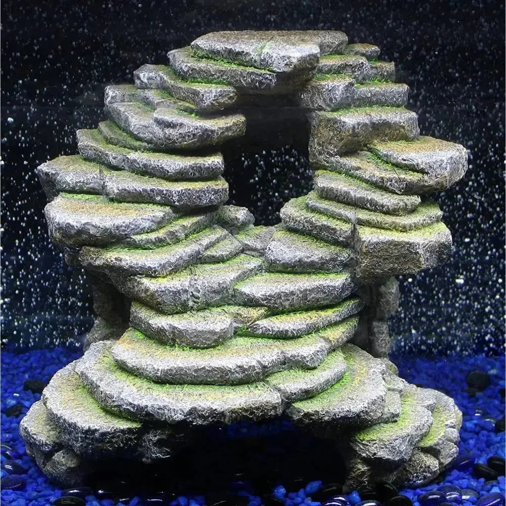 Reptology Shale Scape Step Ledge & Cave Hideout Decorative Resin for Aquariums & Terrariums - Talis Us