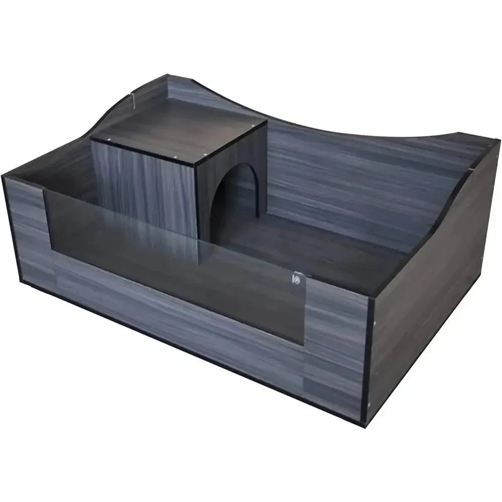 Reptology Tortoise Habitat with Open Top Terrarium Indoor Turtle House - Talis Us
