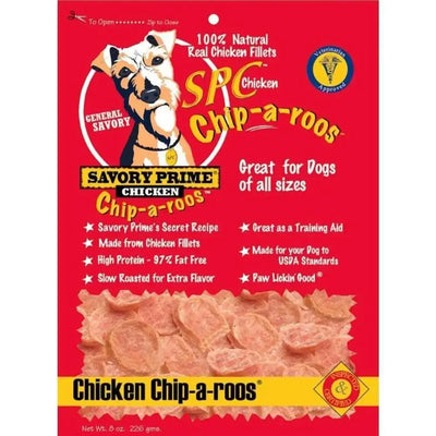 Savory Prime Chicken Chip-a-Roos Dog Treat 8 oz Savory Prime CPD