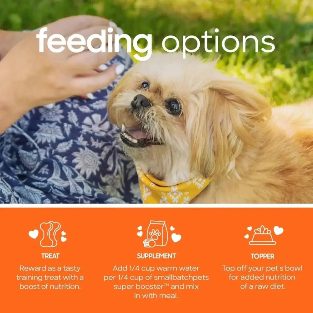 Smallbatch Super Booster Chicken SmallBites Freeze - Dried Dog & Cat Meal Topper & Treats 18oz - Talis Us