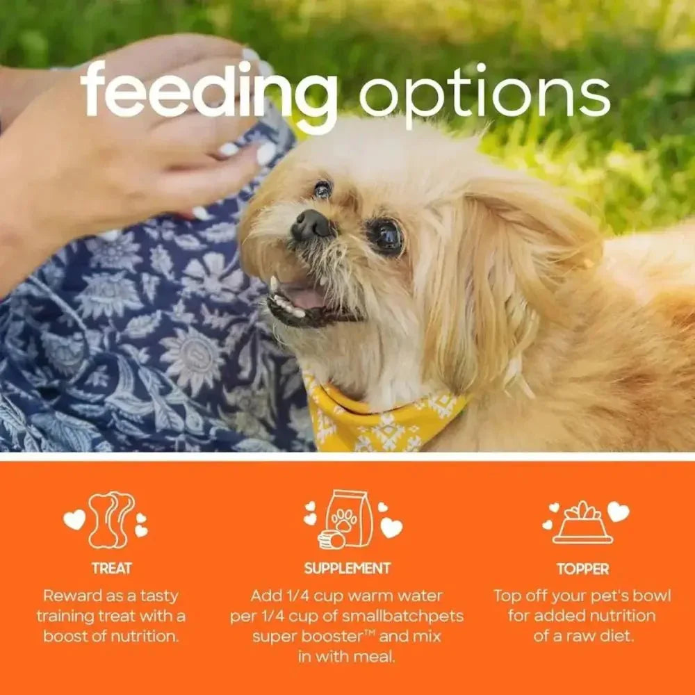 Smallbatch Super Booster Chicken SmallBites Freeze - Dried Dog & Cat Meal Topper & Treats 18oz - Talis Us