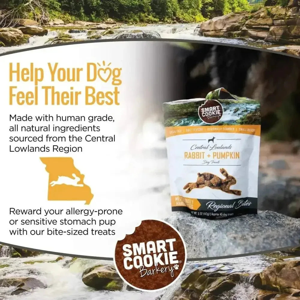 Smart Cookie Rabbit & Pumpkin All - Natural Training Treats 5oz - Talis Us